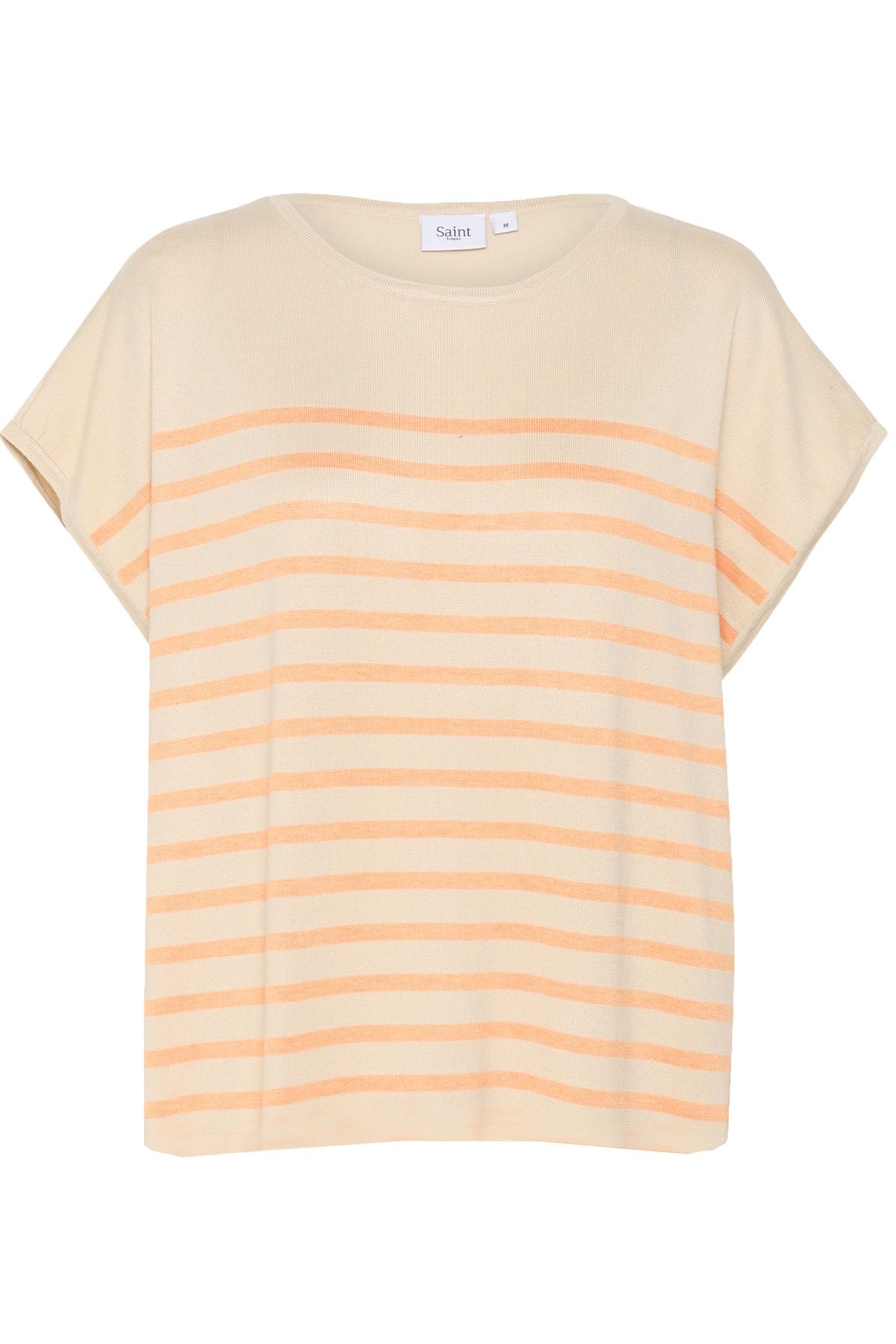 Saint Tropez MilaSZ Striped Short Sleeve Pullover