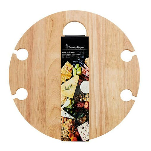 Stanley Rogers Timber Folding Picnic Table Round 50 x 25cm