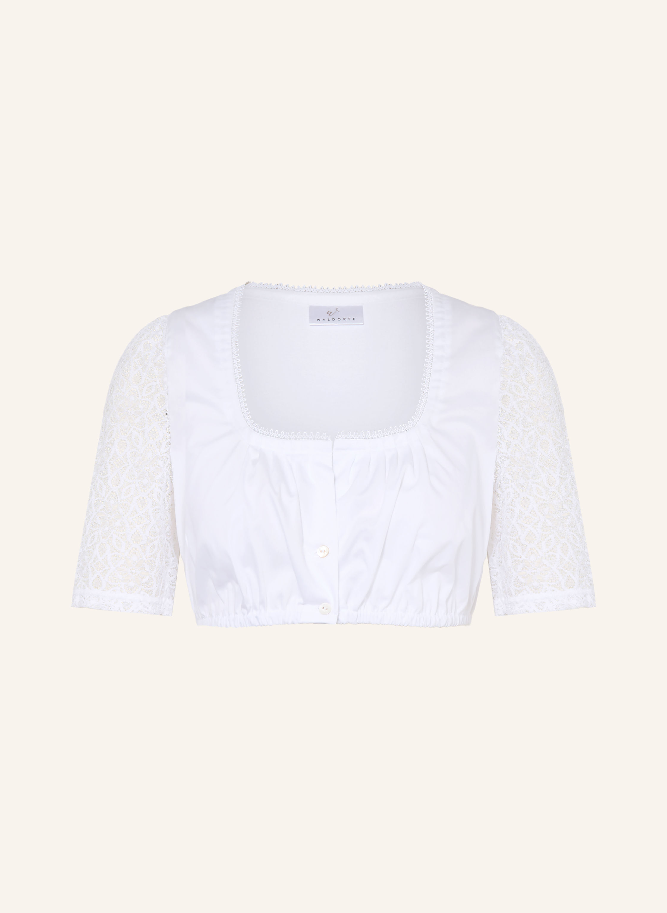 WALDORFF Dirndlbluse LOLA mit Spitze