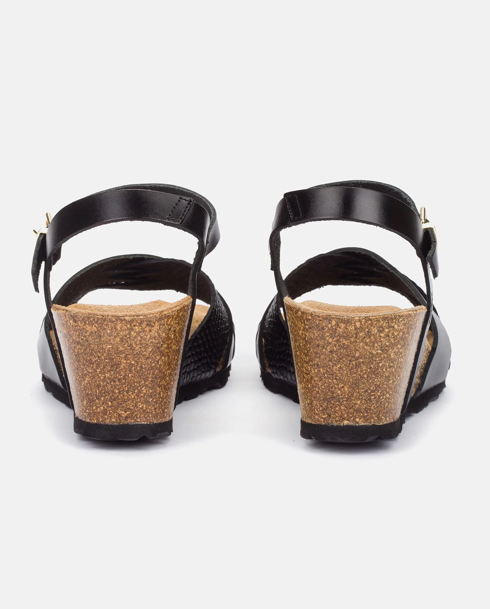 Sandalia de cuña Cadiz 137 negro