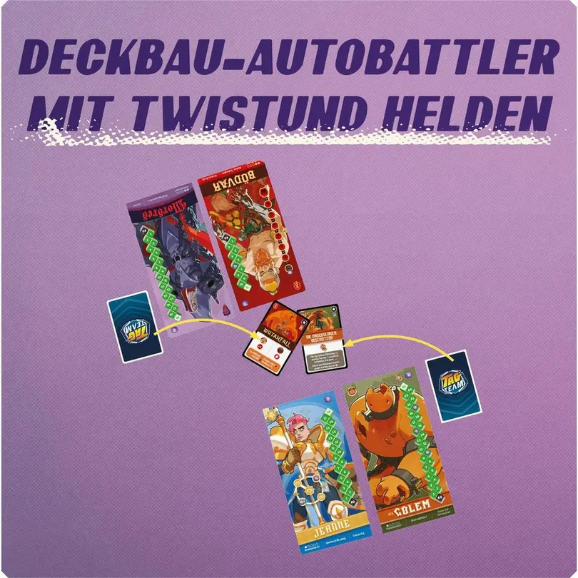 Kartenspiel Set bestehend aus verschiedenen Artikeln Tag Team