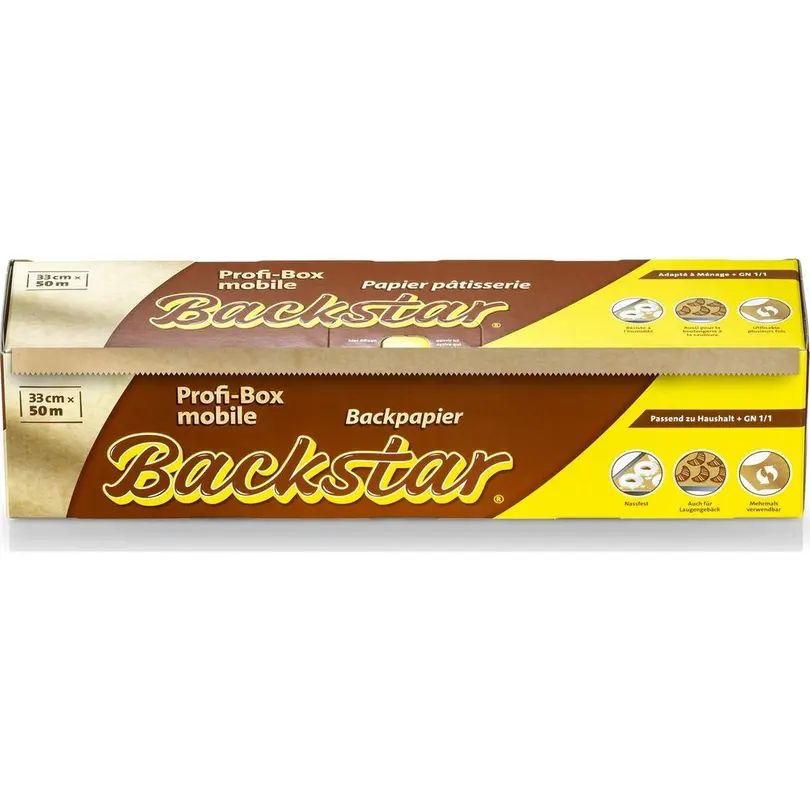 Backpapier Profi Box Mobile
