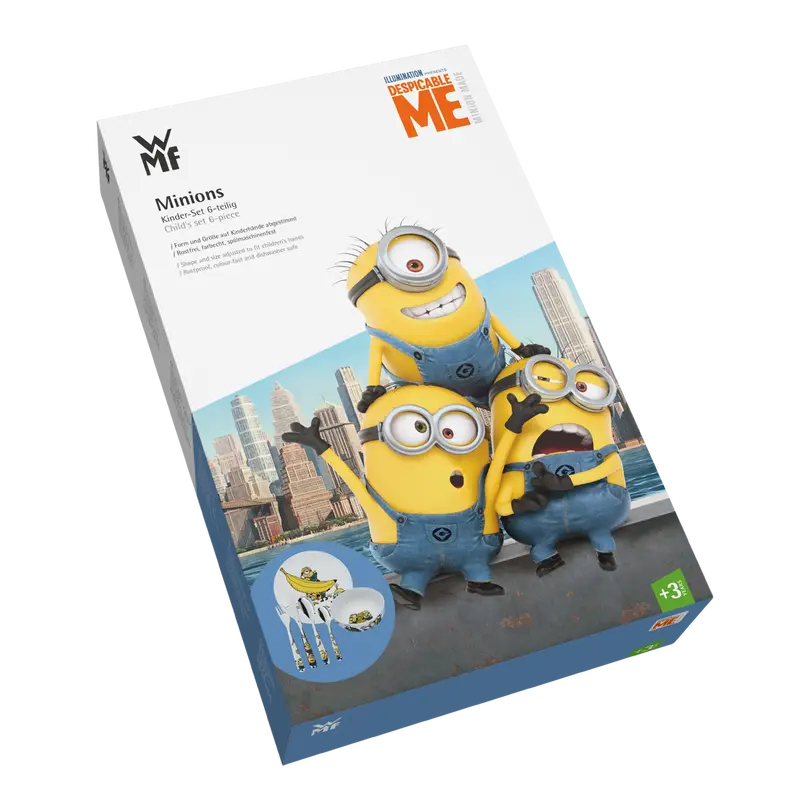 Kinder Geschirr-Set 6-teilig Minions