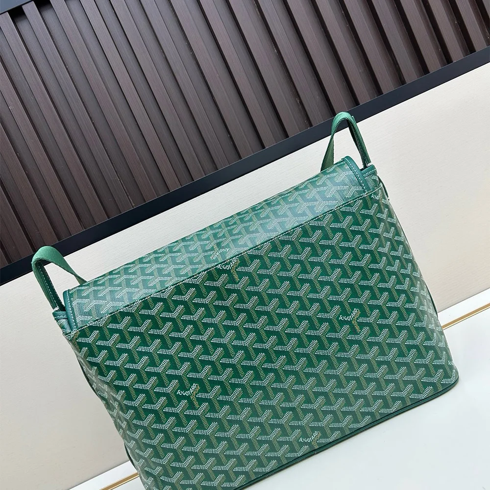 Goyardine Capetien Messenger Bag Green
