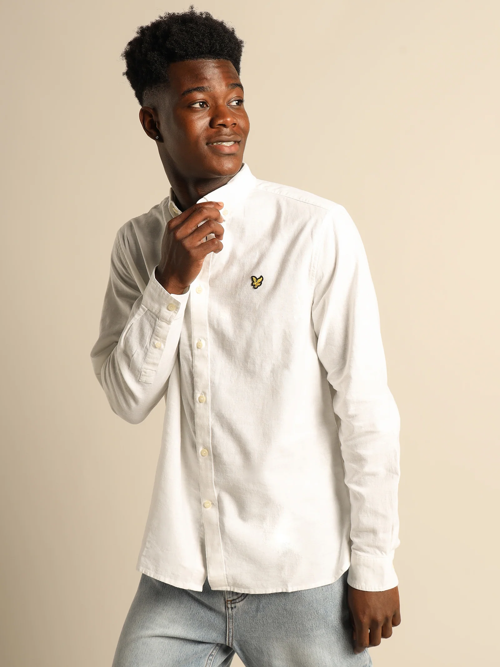 Cotton Linen Long Sleeve Shirt