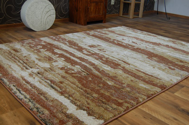 Dywan SHADOW 9368 gold / rust 140x190 cm