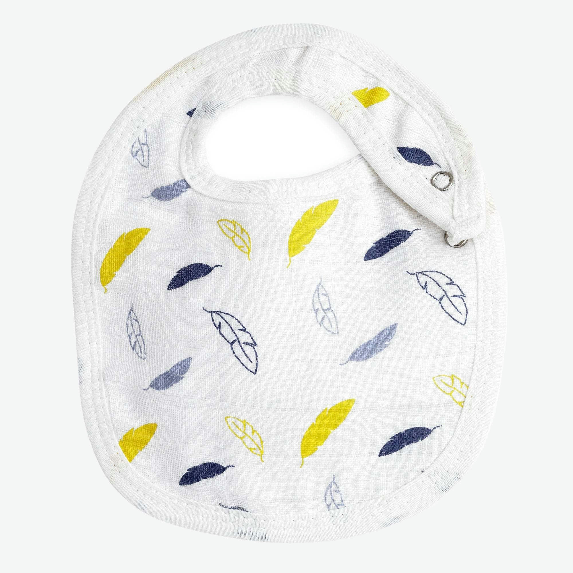 - Lot 3 bavoirs en coton - Naissance bébé  Jaune
