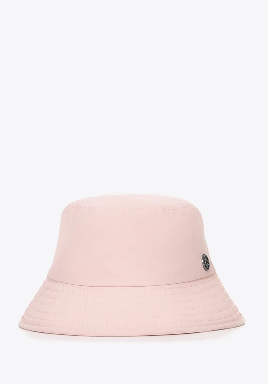 Czapka typu bucket z nylonu różowa