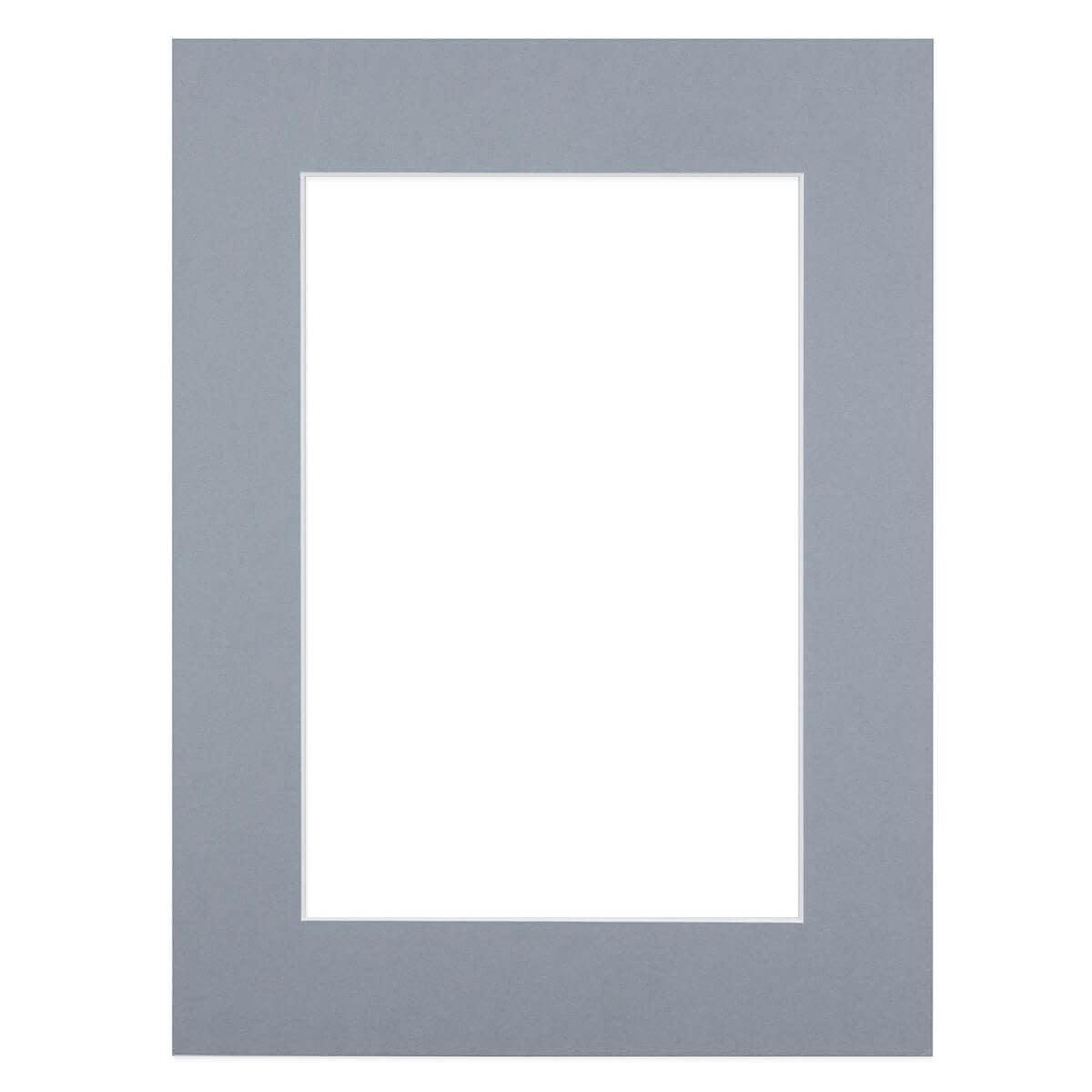 PASSE-PARTOUT SIMPLE - Passe-partout gris 13x18 cm ouverture 9x13 cm carton