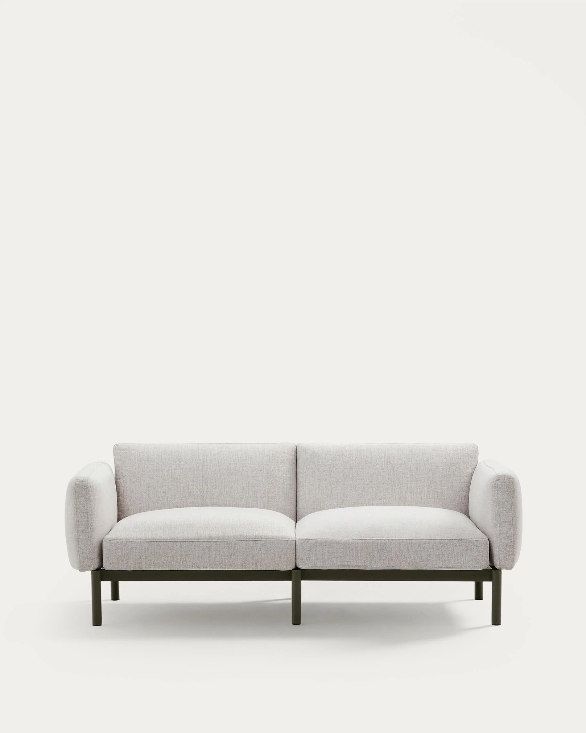 Sorells 2-seater modular outdoor sofa in aluminium with green finish 201 cm