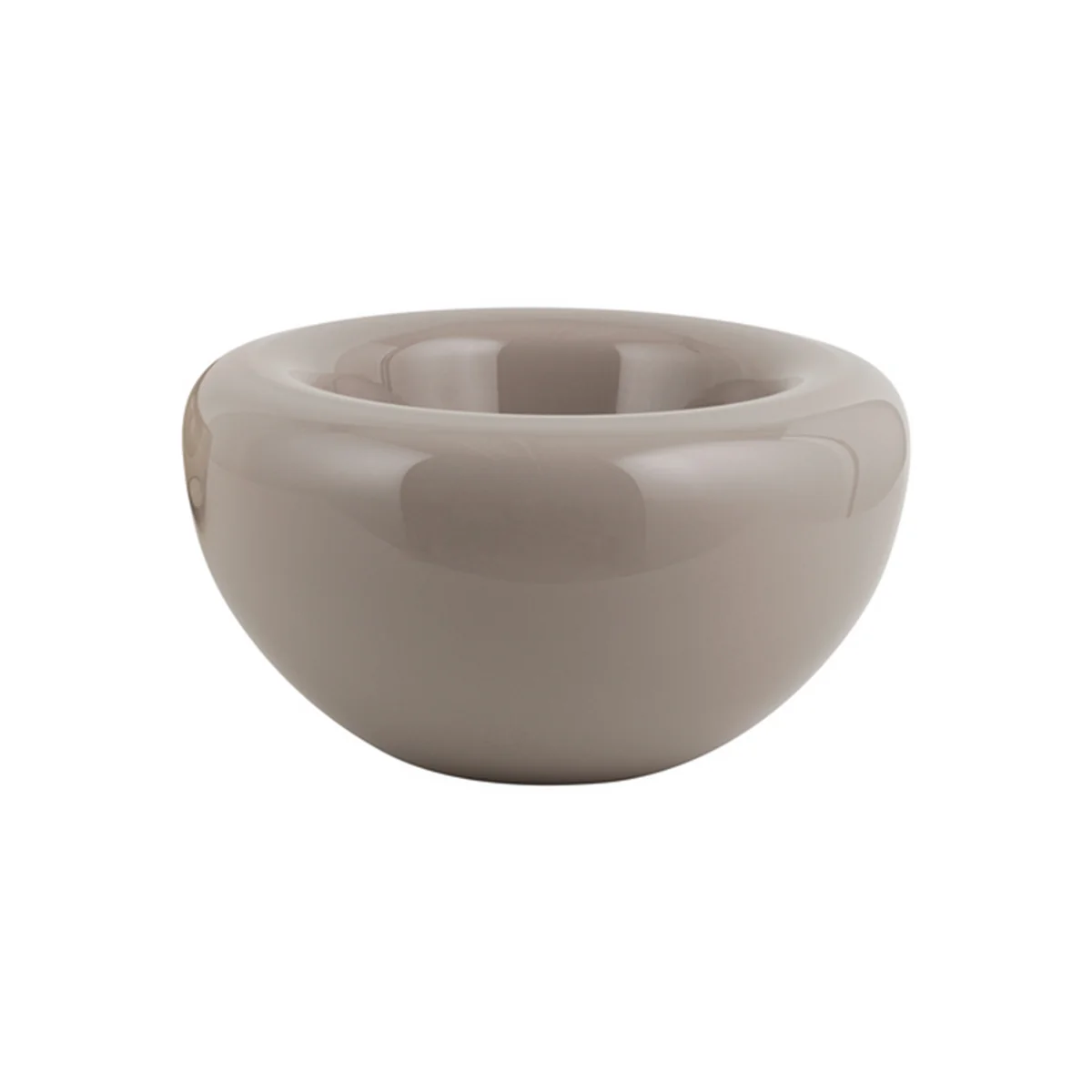 Kristina Dam Studio - Opal Schale, H 13 x Ø 25 cm, beige opal