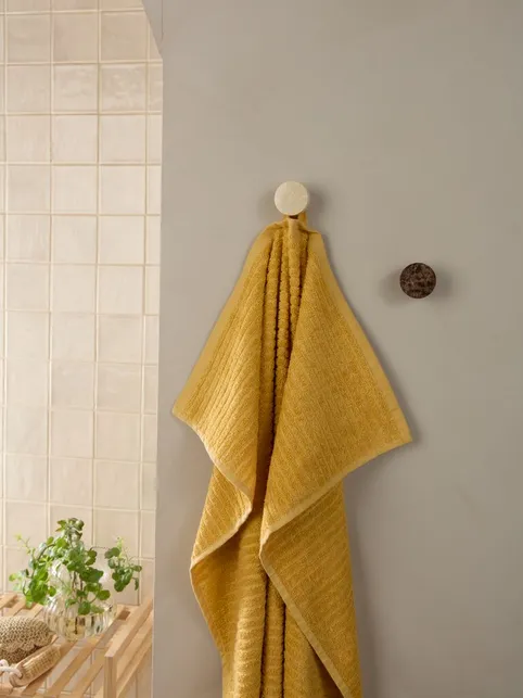 Badehåndklæde SVANVIK 65x130 gul