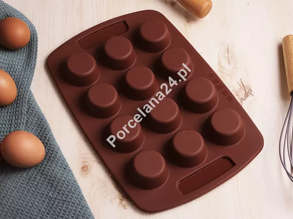 Forma silikonowa do muffinek Karl Hausmann - Brązowa 6.FOR.1510