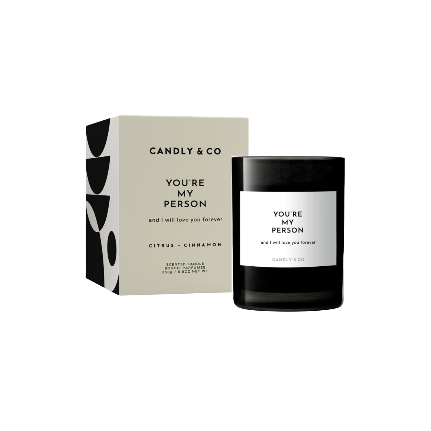 No. 3 Candle, You are my person and I will love you forever