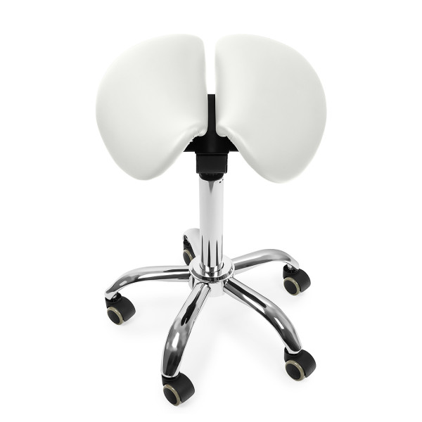 Ergonomiczny hoker regulowany SELLA biały