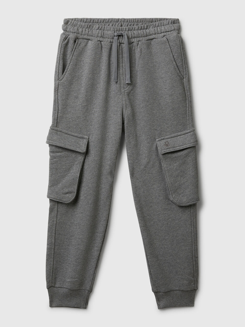 Sweat fabric cargo joggers