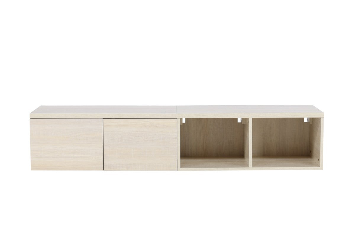 Rebellenclub TV-meubel Jarn - meubel - 180 x 45 cm - Whitewash