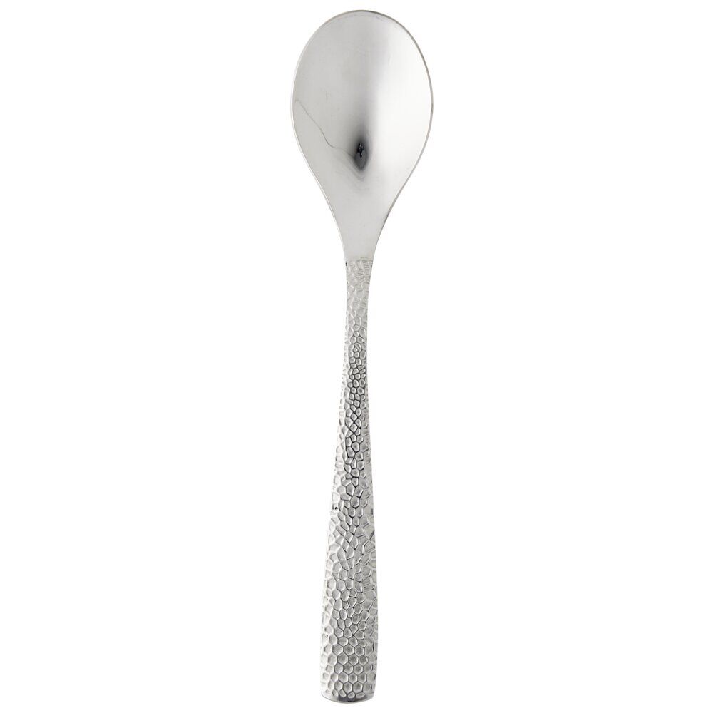 Cuillère à soupe inox motif poinçon relief gamme EMPREINTE