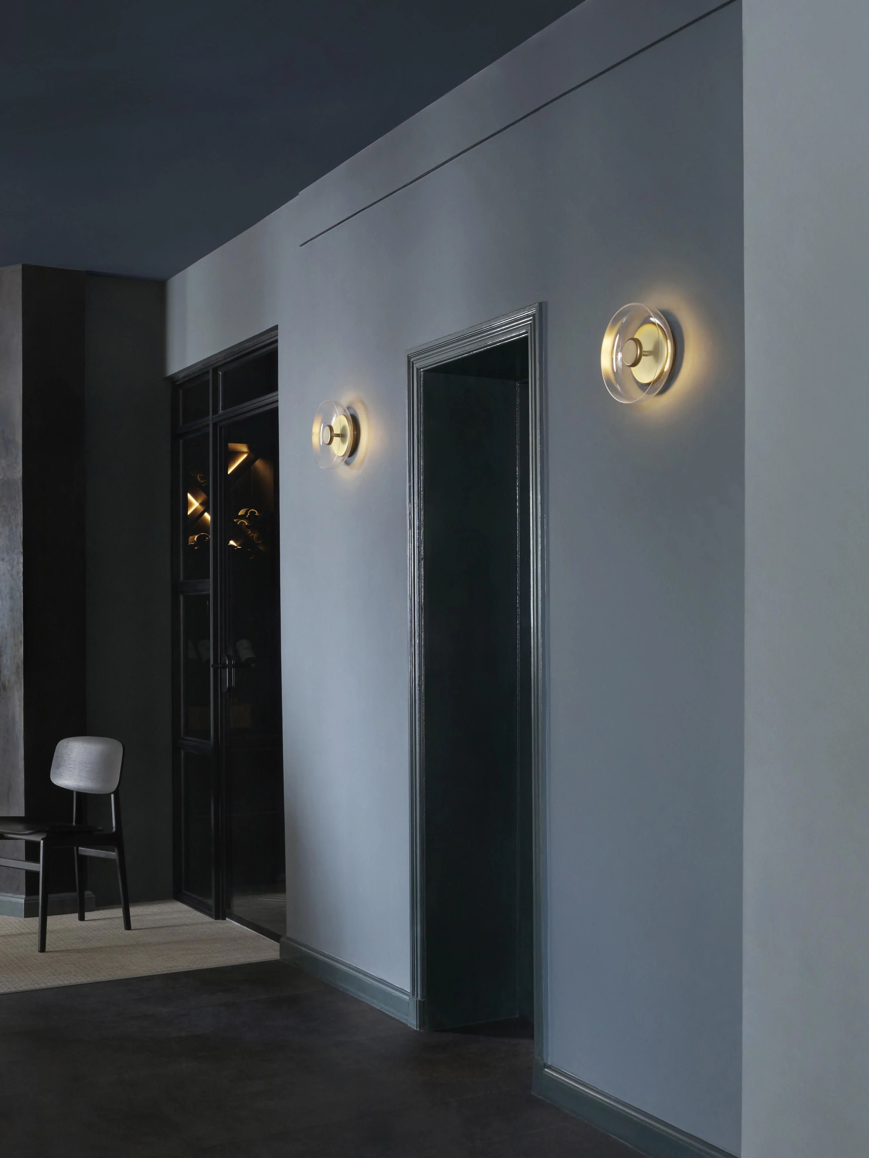 Mundgeblasene LED-Wandleuchte Blossi