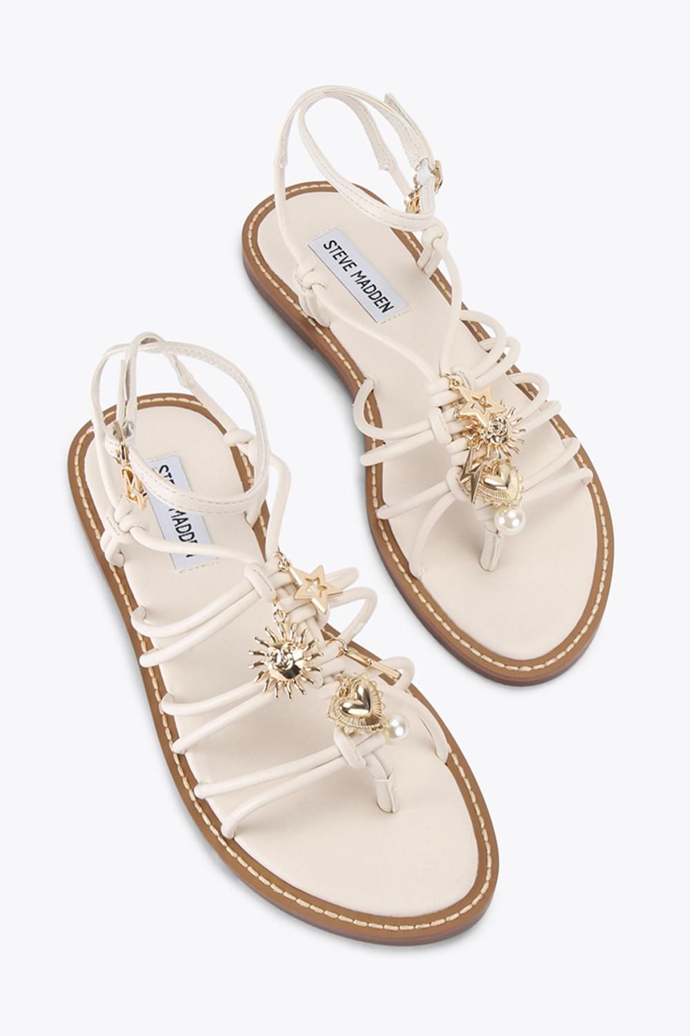 STEVE MADDEN La Charmer White' Sandals