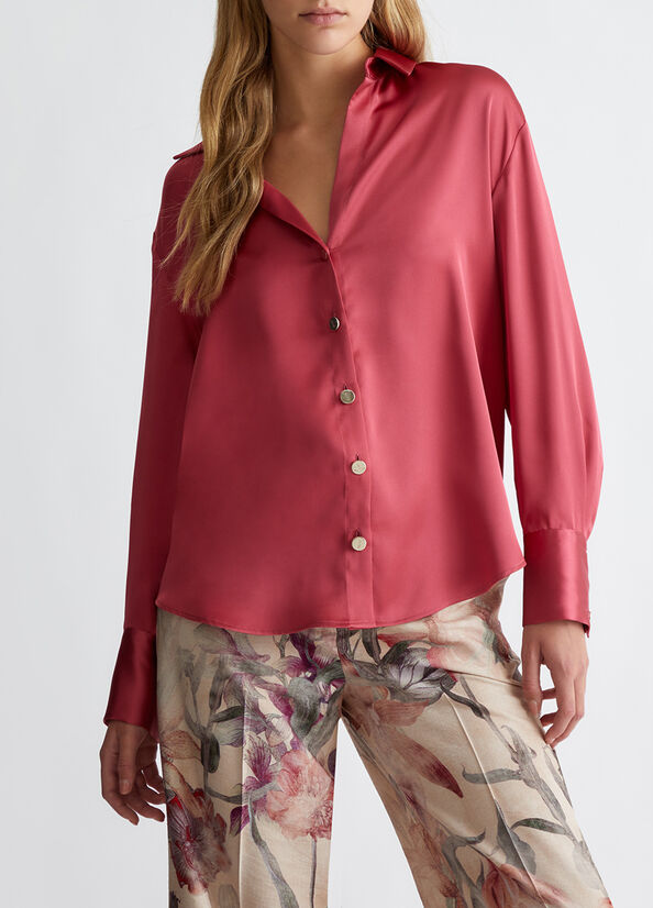 Camicia in raso