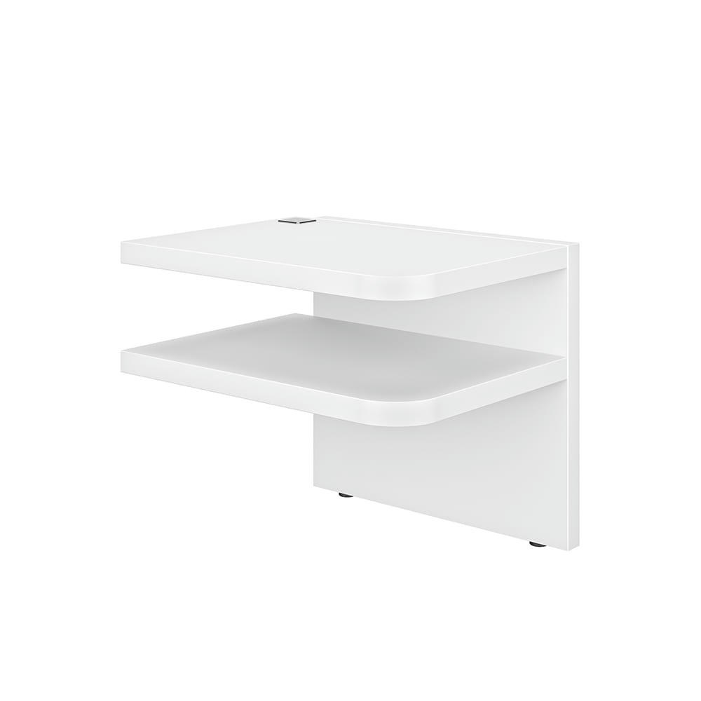 DIMIX - Chevet pour lit effet bois blanc