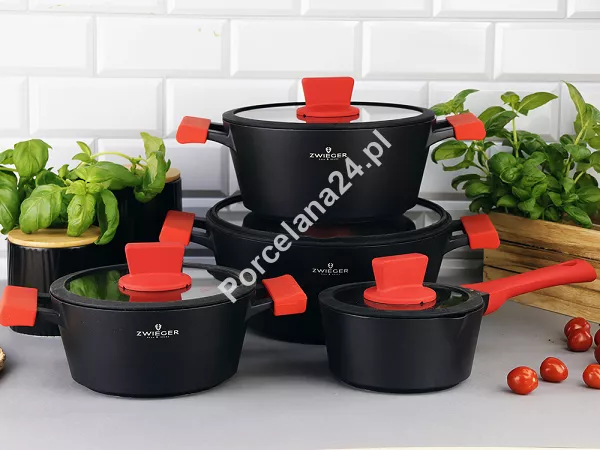 Komplet garnków (8 el.) ZWIEGER - Obsidian 1Z.OB.K8