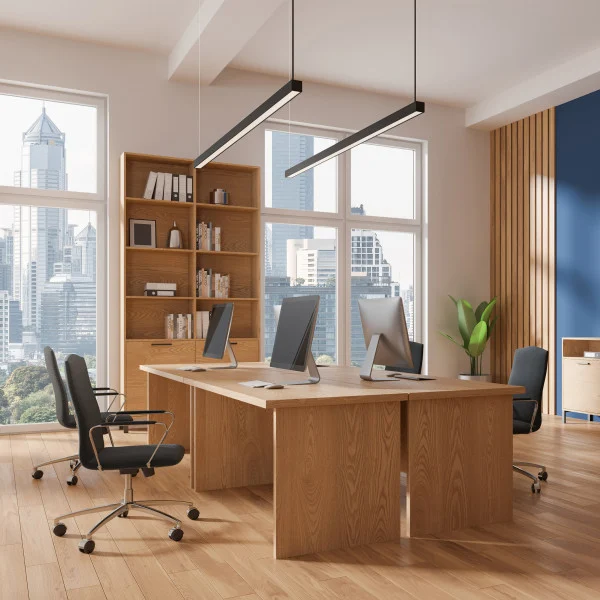 Wisząca Lampa Listwa Led Tk Lighting Luxe Czarna