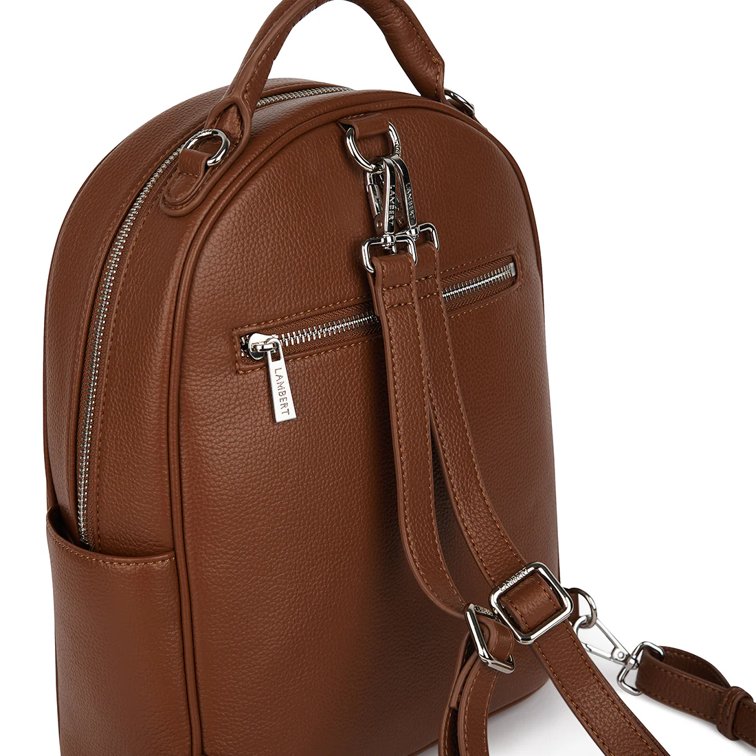 The Maude - 3-in-1 Hazelnut Vegan Leather Backpack