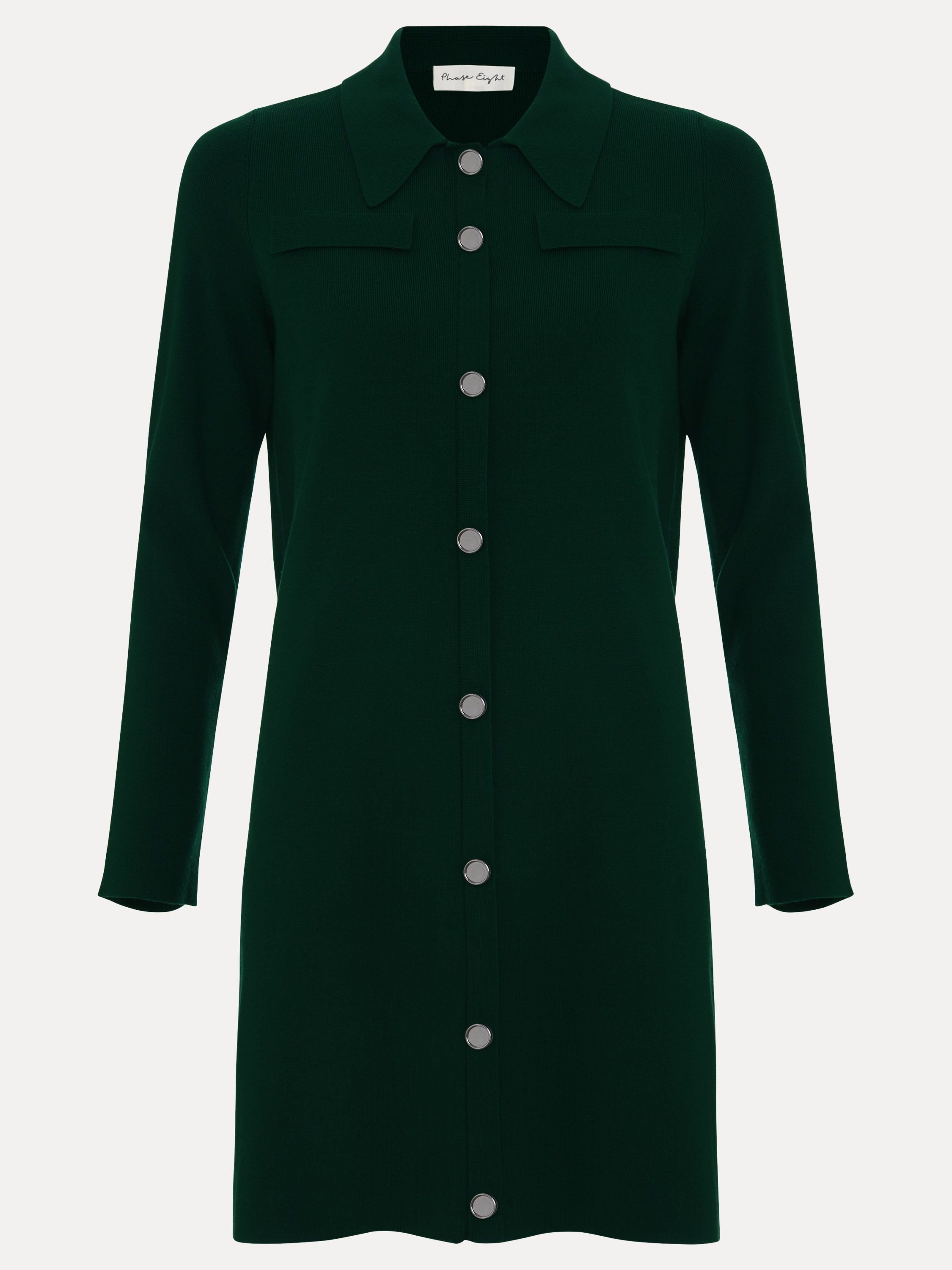 Phase Eight Azealia Fine Knit Collared Tunic Dress
