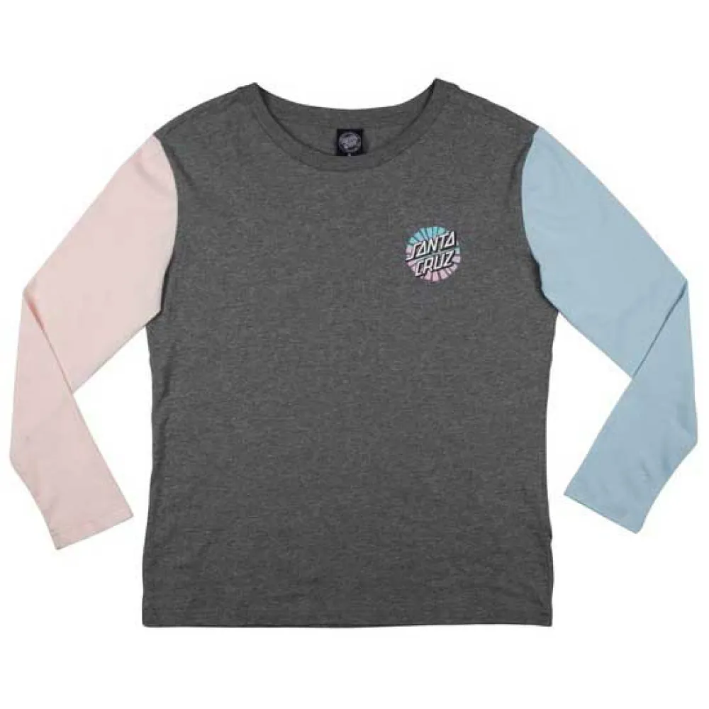 Santa Cruz Top rays contrast long sleeve T-shirt