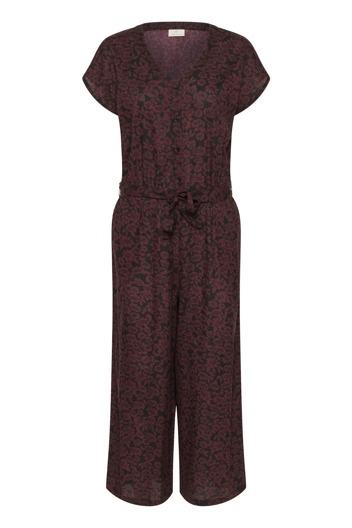 Kaffe Beathe Short Sleeve V-neck Jumpsuit