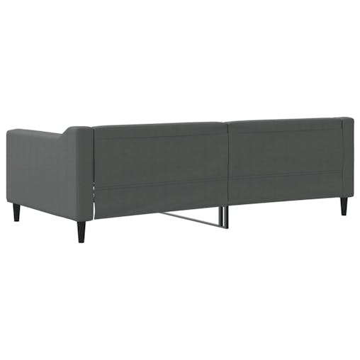 NNEVL Day Bed Dark Grey 90x190 cm Fabric