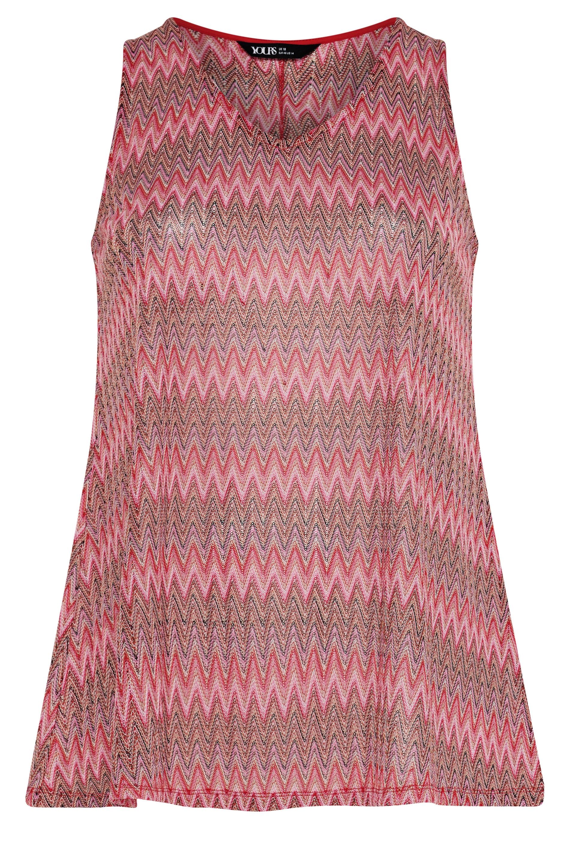 Yours Zig Zag Vest Top