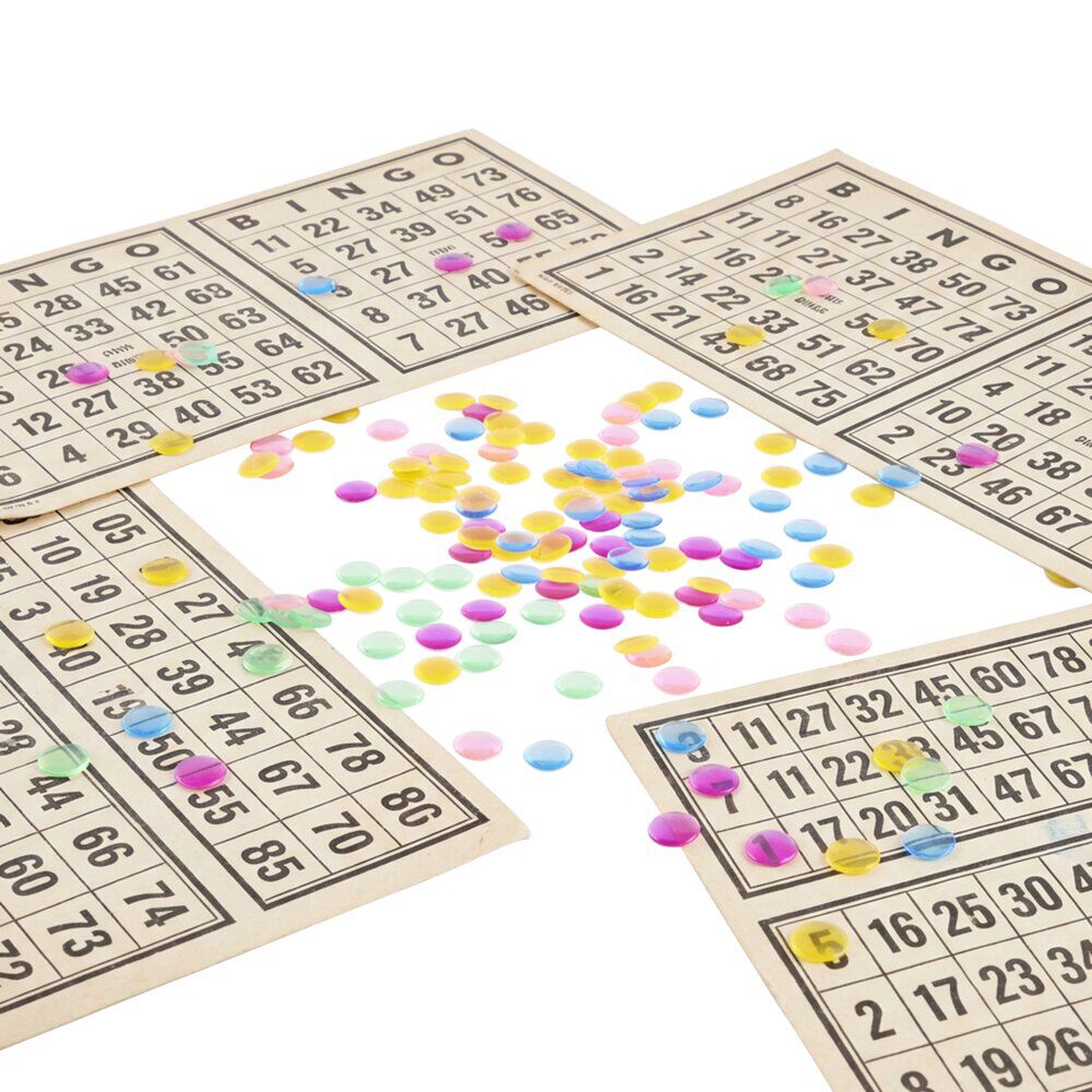 Sachet de 100 pions de loto Ø 15mm