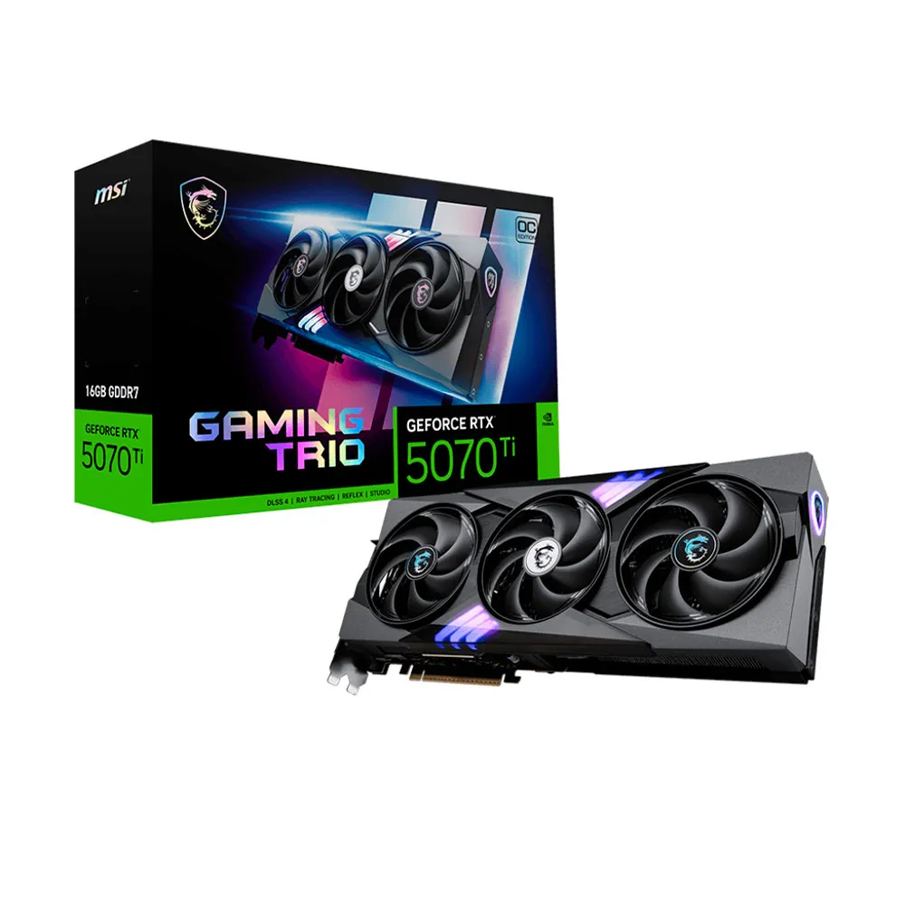 MSI RTX 5070 Ti Trio OC 16GB GDDR7 graphic card