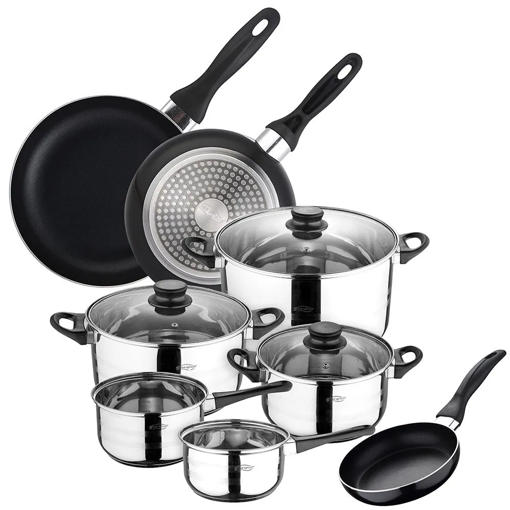 San Ignacio Toledo 16x20x24 cm Cooking Pot Set 8 units