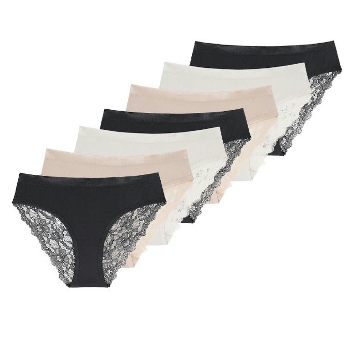 Lot de 7 slips, Crystal