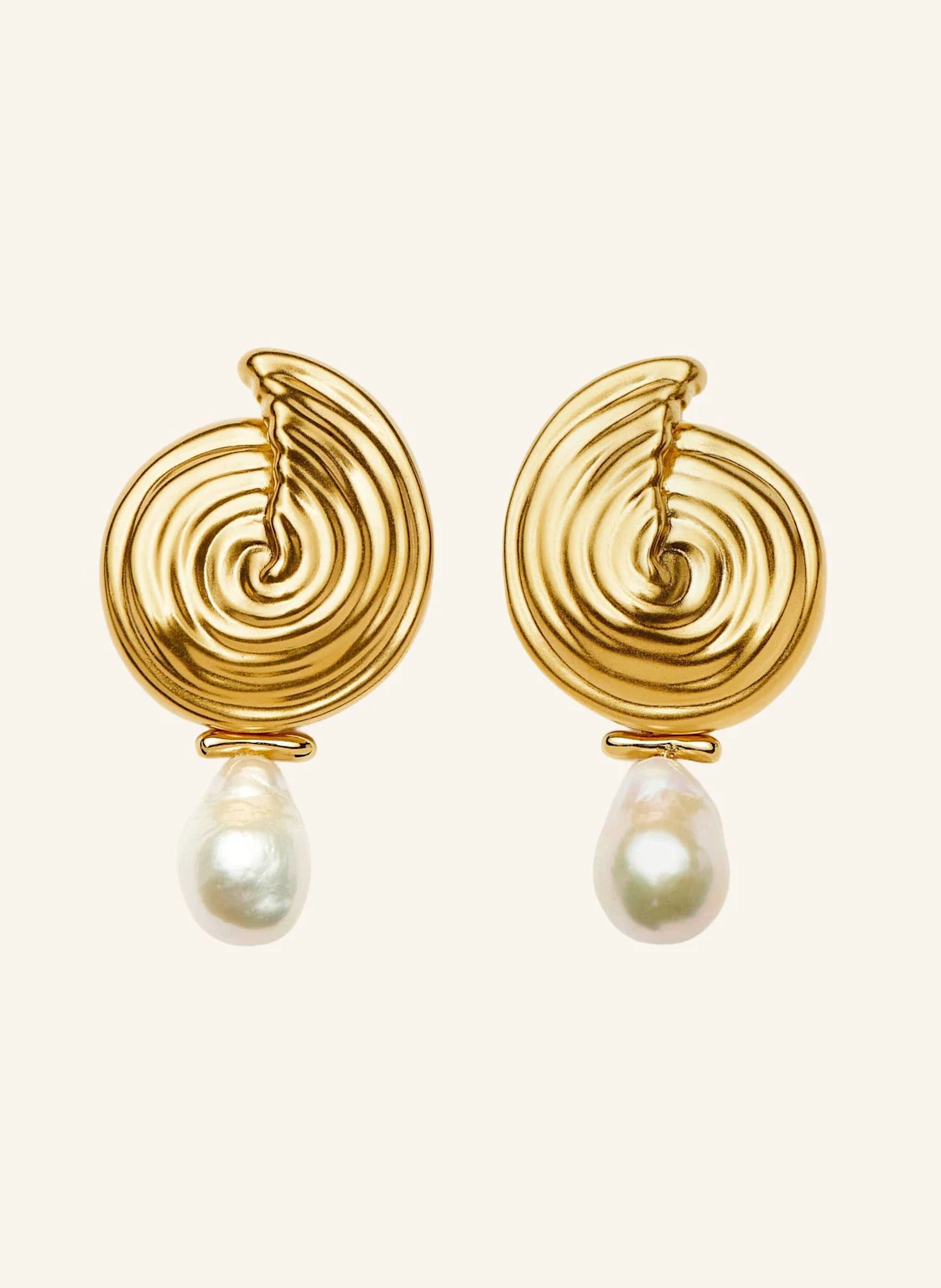 MISSOMA Ohrhänger SPIRAL DETACHABLE PEARL DROP EARRINGS by GLAMBOU
