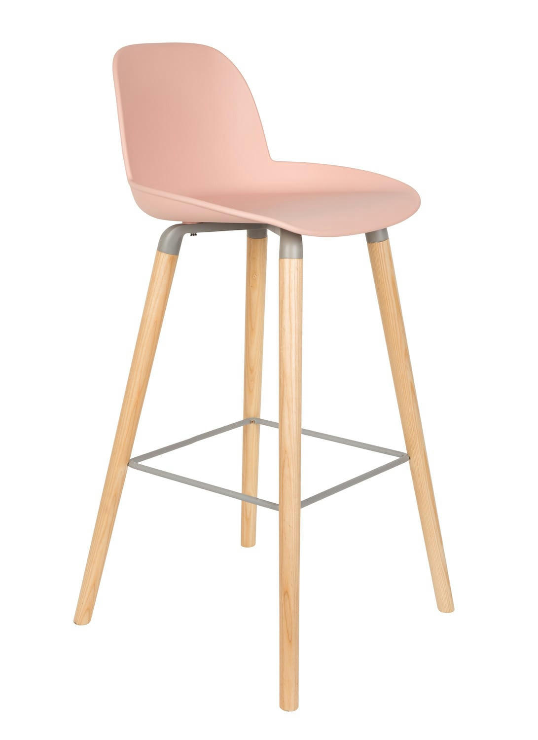 ALBERT KUIP - Tabouret de bar en polypropylène rose