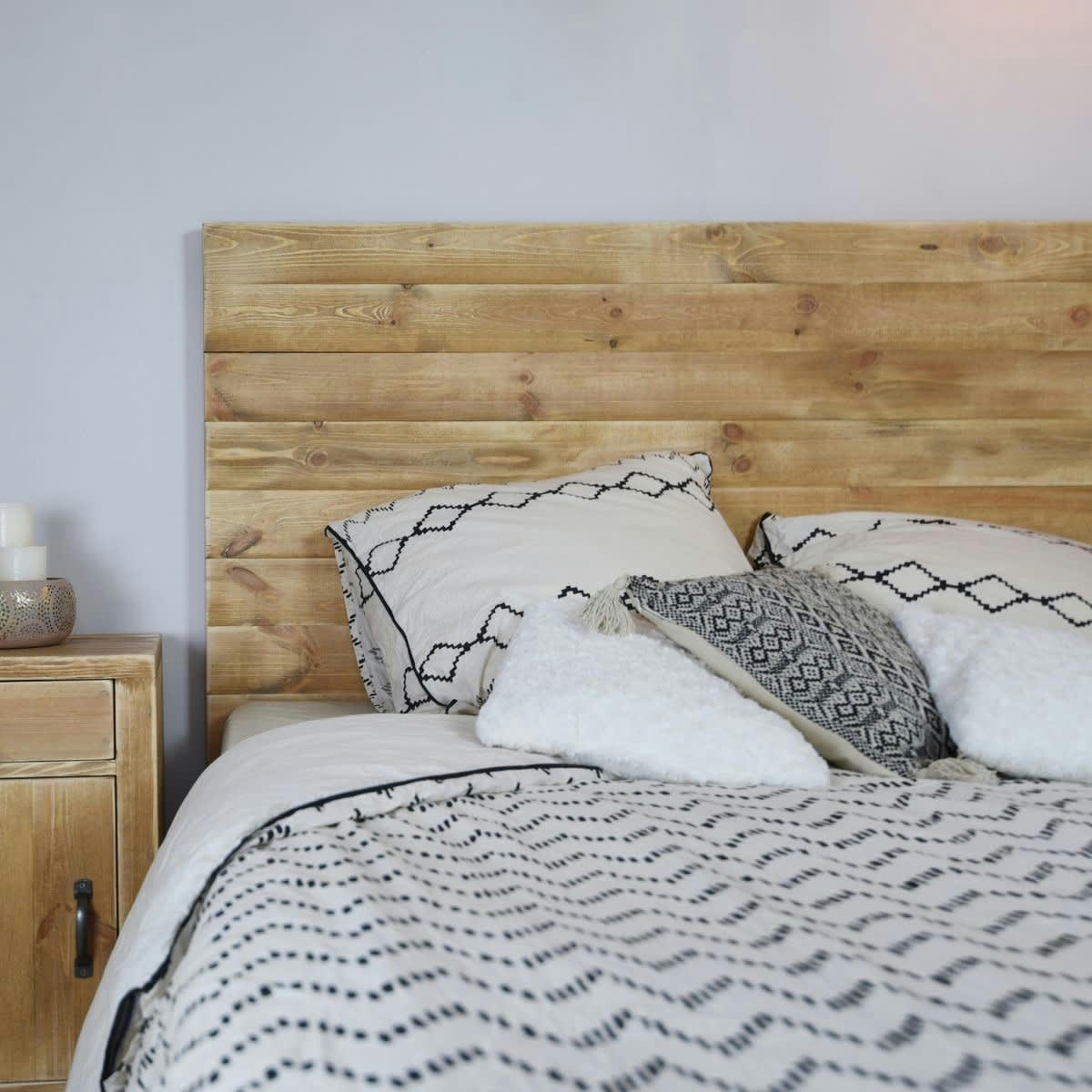 IDA - Tête de lit L90 bois massif