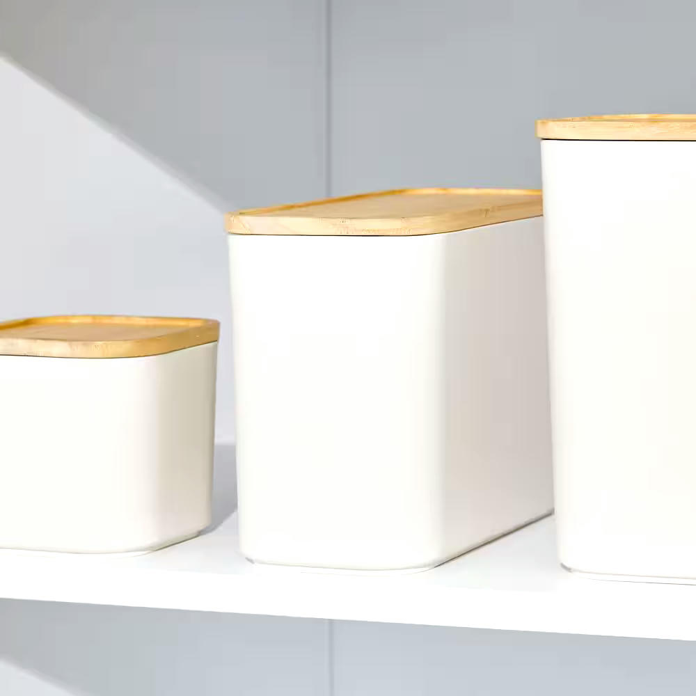 Rosanna Pansino Bio-Resin 12-Cup Canister with Wood Lid