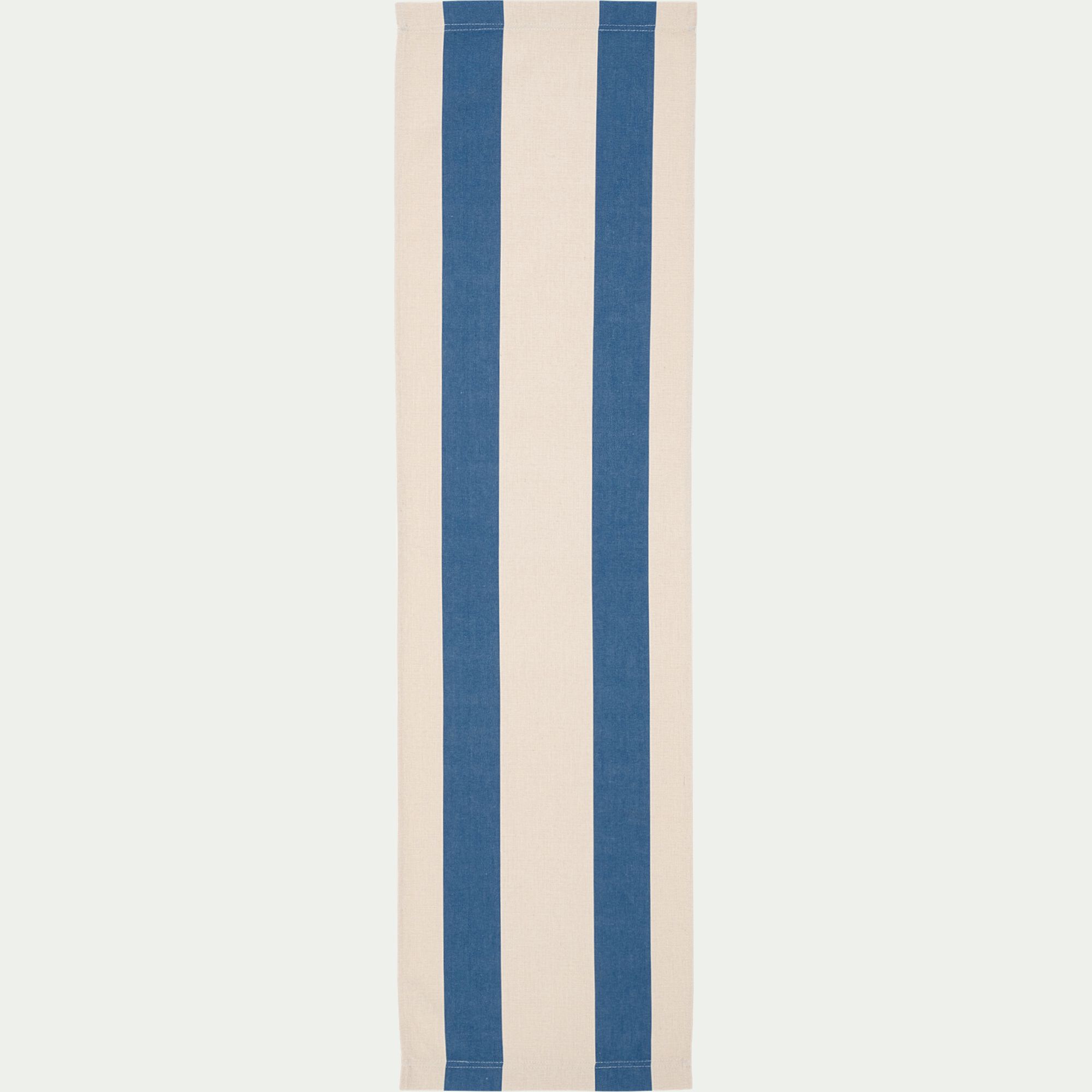 MARAGE - Toile de chilienne rayée en tissu - bleu