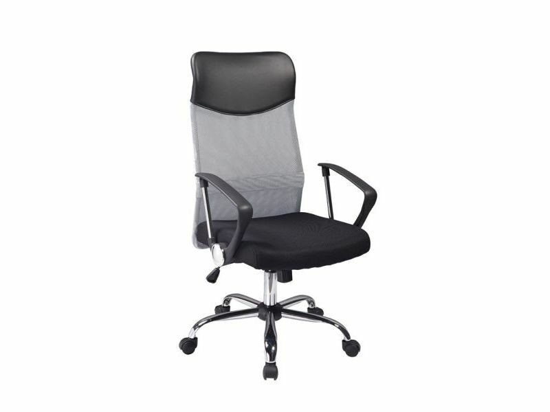 Fotel biurowy Q-025 czarno/szary