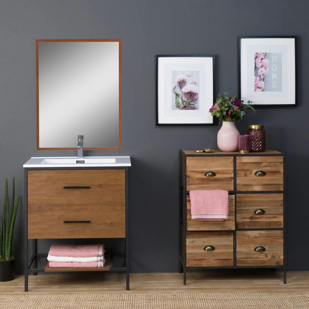 SHADE - Commode en bois marron 69 cm