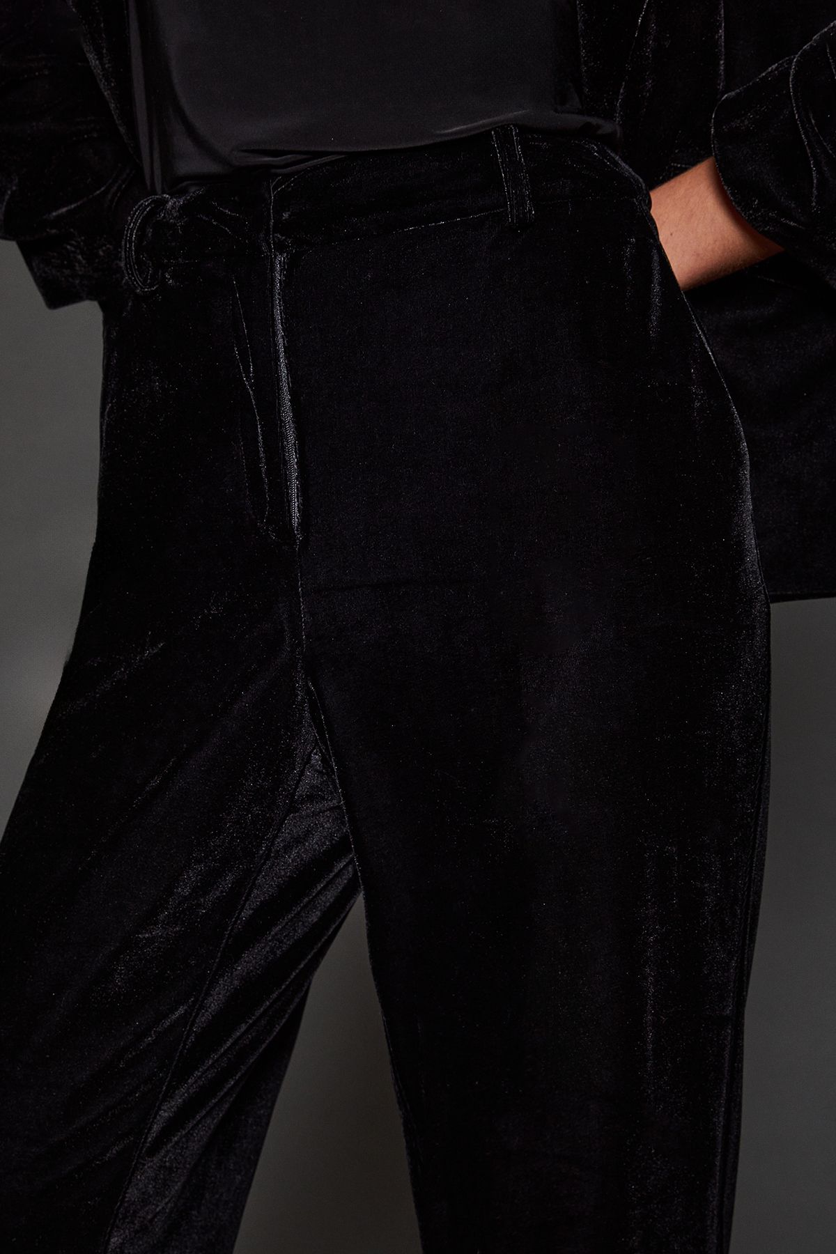 Dorothy Perkins Petite Velvet Trouser