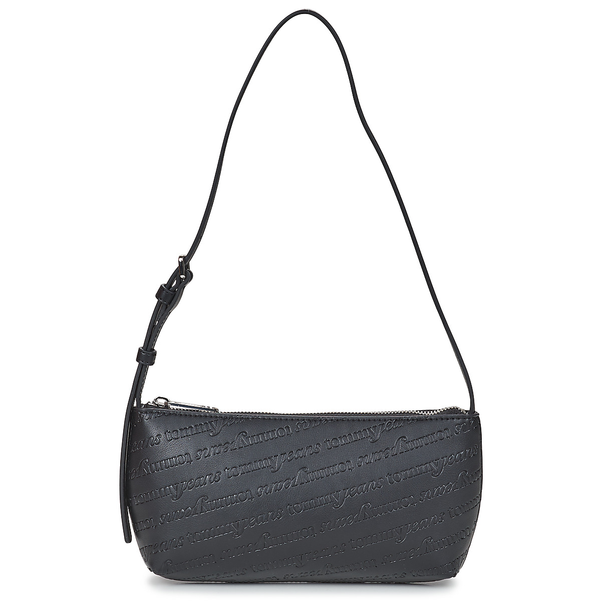 Tommy Jeans - TJW MUST AOP SHOULDER BAG - Black