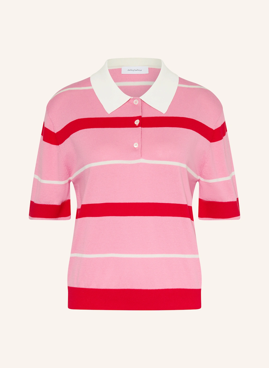 darling harbour Strick-Poloshirt