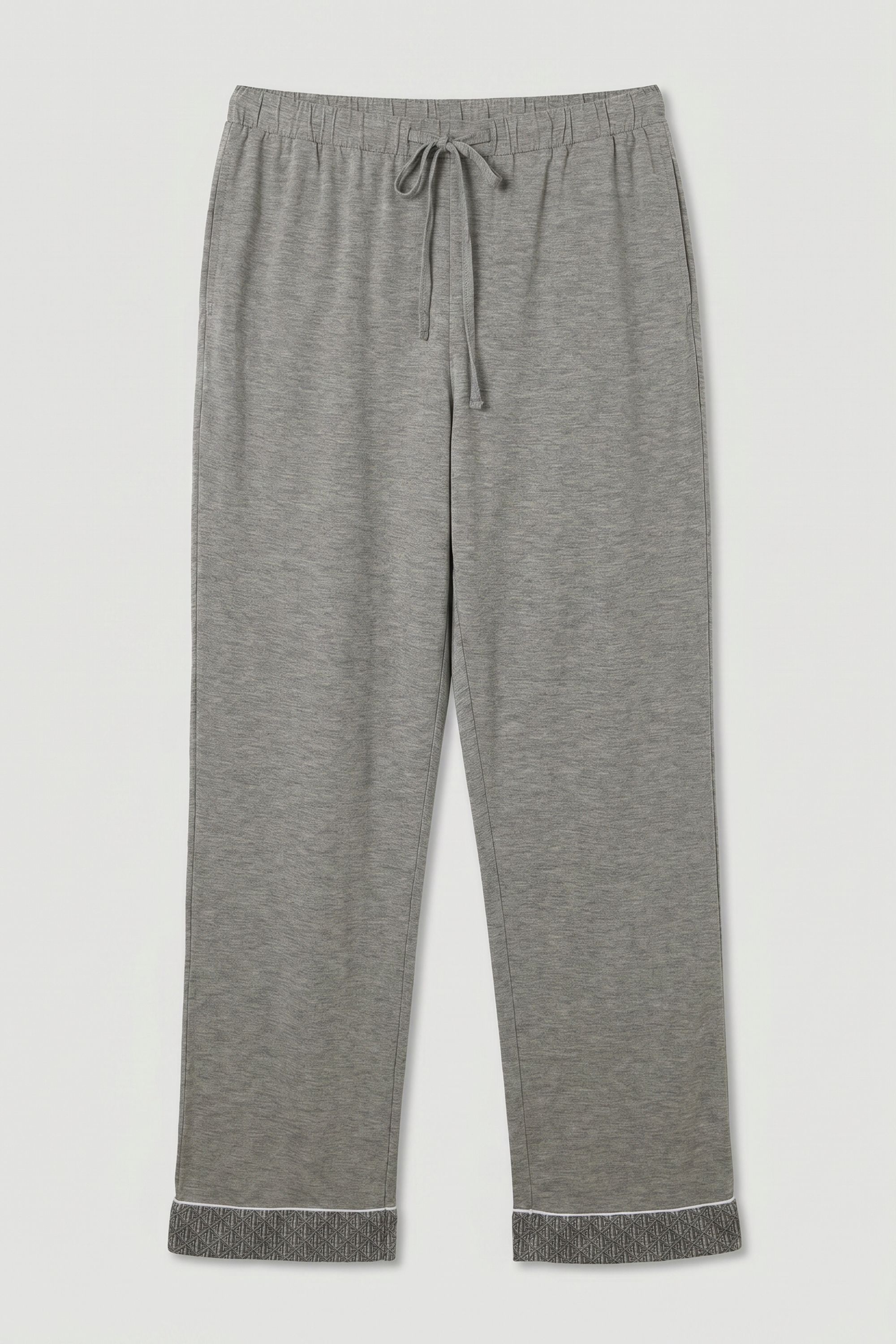 Ted Baker Traditional Jersey Pj Set Grey Marl
