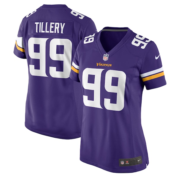 Jerry Tillery Minnesota Vikings Nike Women's  Game Jersey -  Purple